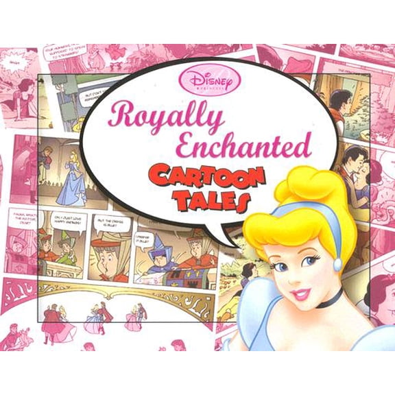 Pre-Owned Cartoon Tales: Disney Princess Royally Enchanted Cartoon Tales (Hardcover)