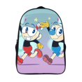 thumbnail image 1 of Cartoon The Cuphead Show Unisex Backpack Schoolbag Bookbag 2 Compartment Daypack Satchel Rucksack Travel Laptop Bag, 1 of 6