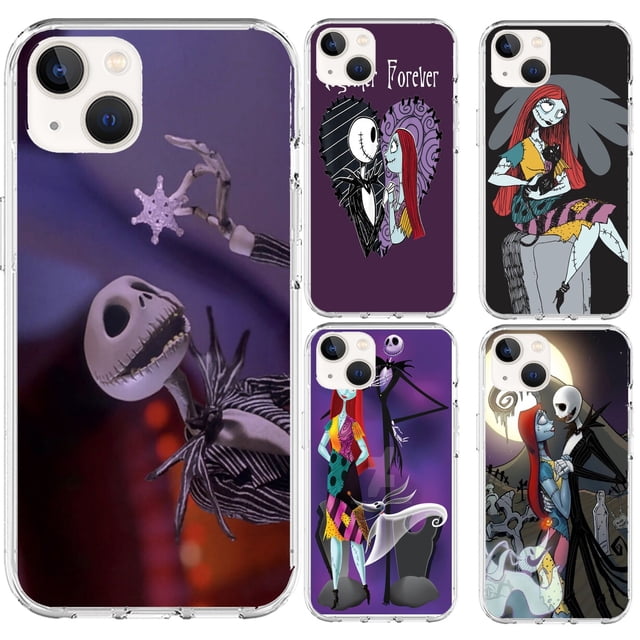 Cartoon The Nightmare Before Christmas Silicone Case for iPhone 11 12