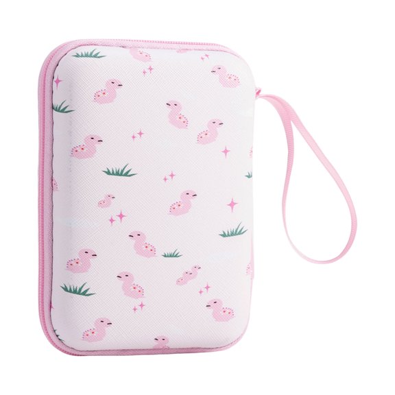 Cartoon Themed Square Storage Container Flexible Shell Internal Meshes Dividers For Gadgets Cosmetics Tools