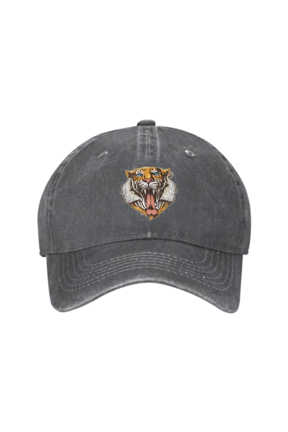 Cartoon Tiger Baseball Caps for Men Women Adjustable Casual Trucker Hats for Fishing Outdoor Activities Fashion Hats