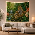 thumbnail image 1 of Cartoon Tiger Cub Jungle Tapestry Wall Hanging, 1 of 7