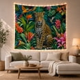 thumbnail image 1 of Cartoon Tiger Cub Jungle Tapestry Wall Hanging, 1 of 7