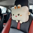 thumbnail image 1 of Cartoon Toast Car Headrest Pillow - Cute Neck Support for Car Interior, Soft Car Seat Pillow for Women - Auto Headrest Cushion for Driving, Travel, 1 of 3