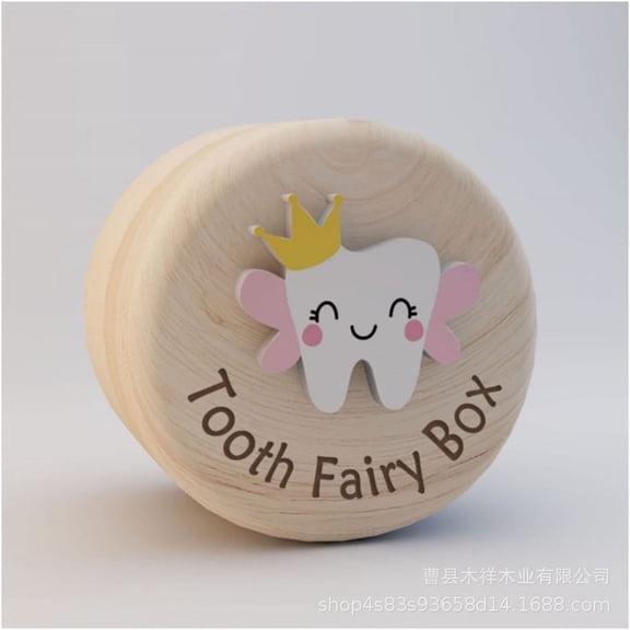 Cartoon Tooth Storage Box for Teeth and Fetal Hair Keepsake Container for Lost Teeth and Tooth Fairy