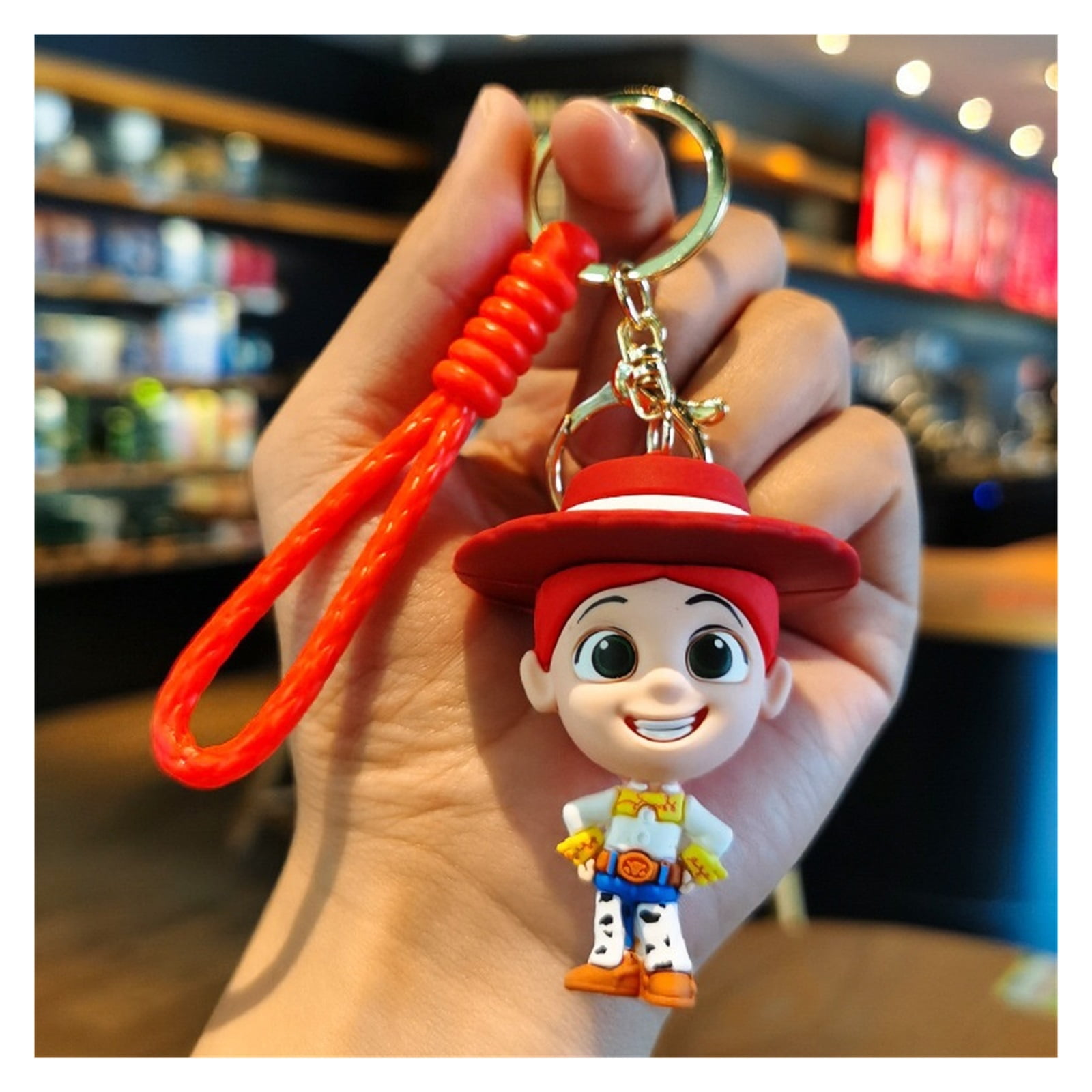 Cartoon Toy Story Keychain Lightyear Doll Car Key Chain Bag Pendant ...
