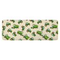thumbnail image 1 of Cartoon Tractors Green Beige Pattern Kitchen Rug Mat,Kitchen Runner Rugs Non Skid Washable,Decorative Kitchen Floor Mats for Kitchen,Sink,Laundry,17"x47.2", 1 of 7
