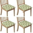 thumbnail image 1 of Cartoon Tractors Green Beige Pattern Seat Covers for Dining Room Chairs Set Of 4,Stretch Printed Washable Chair Seat Cover with Elastic Ties and Button,Removable Waterproof Couch Cushion Covers, 1 of 6