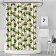 thumbnail image 1 of Cartoon Tractors Green Beige Pattern Shower Curtain 72"x72" ,Bathroom Decorative Shower Curtains Set with 12 Hooks,Modern Waterproof Washable Shower Curtain, 1 of 6