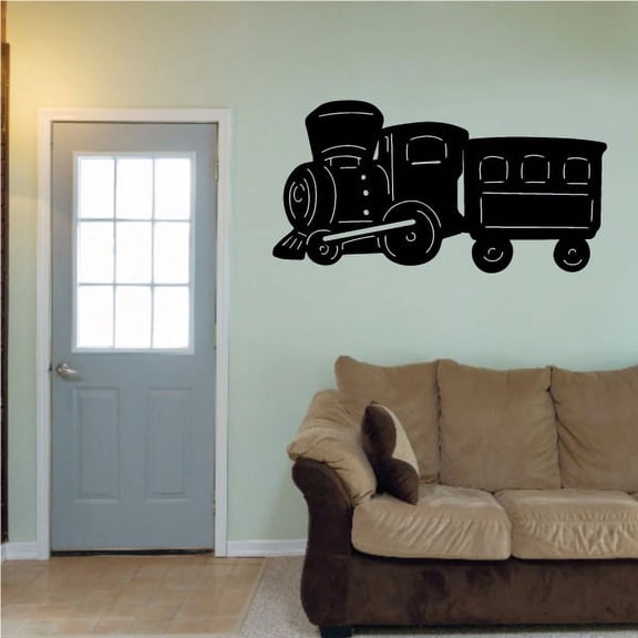 Cartoon Train Decal - 36 Inches