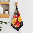thumbnail image 1 of Cartoon Tropical Fruit Pattern Towels for Bathroom, Kitchen, Gym, Towels, Soft, Highly Absorbent, Hanging Towel with Hanging Eyelet, 1 of 8