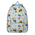 thumbnail image 1 of Cartoon Truck Print Backpack, Water-Resistant Oxford Material, Spacious for Books and Daily Use, 1 of 5