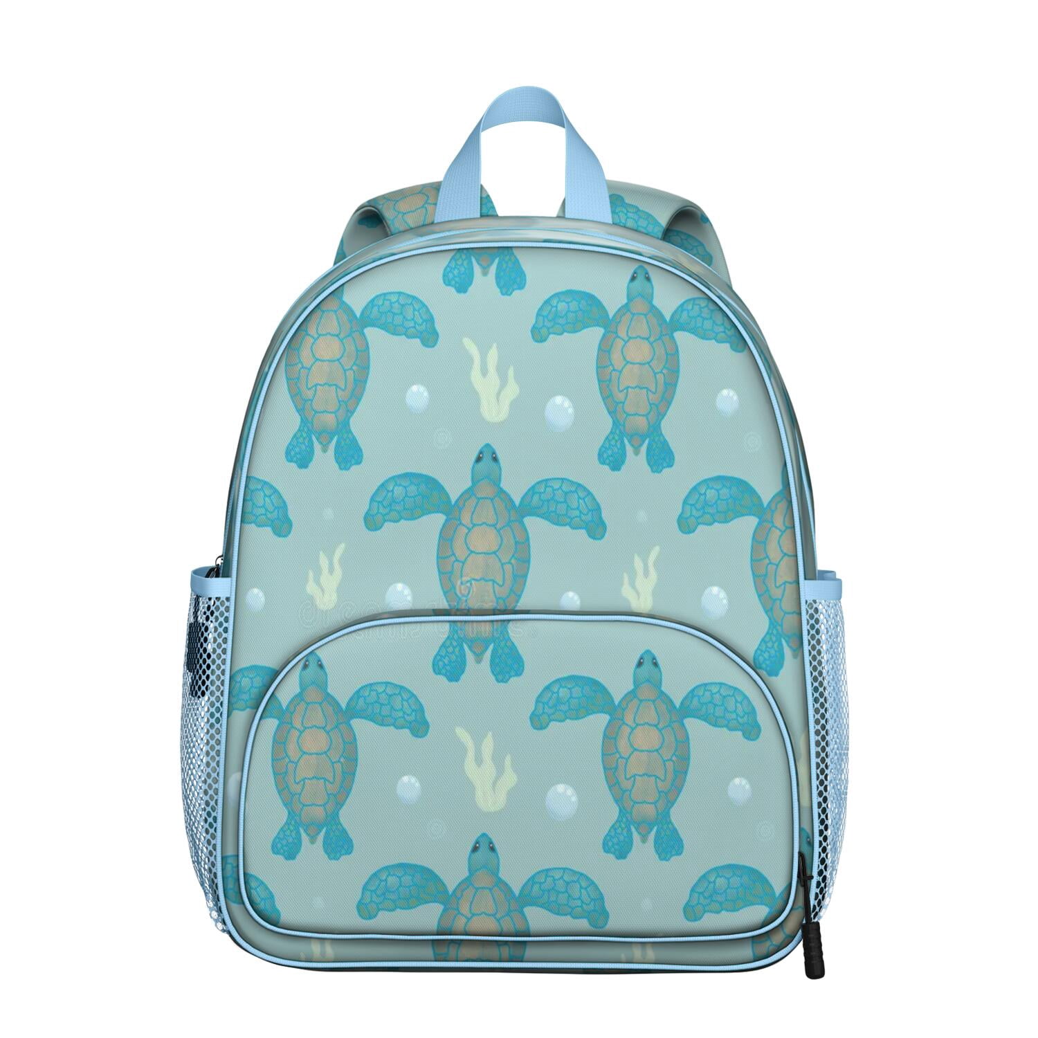 Cartoon Turtle Student Backpack – Sea Hawaiian Ocean Animal Tropical ...