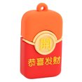 Cartoon USB Flash Drive Red Envelope Appearance Plug and Play Support