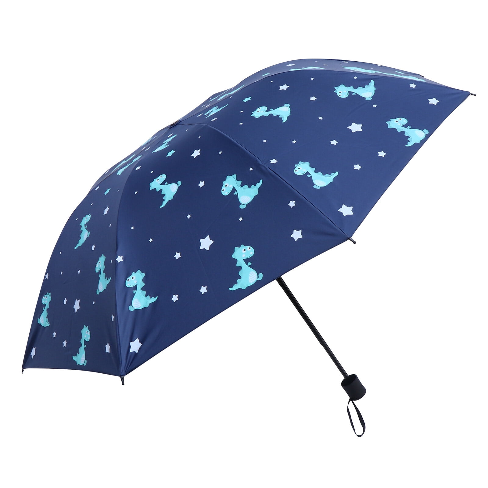 Cartoon Umbrella Sun Handheld Kids Umbrellas Mini Portable Shade Travel