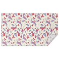 thumbnail image 1 of Cartoon Unicorn Butterfly Flower Pattern Rectangle Tablecloth 60"x102",Waterproof Polyester Rectangle Table Cloth, Wipeable Spillproof Polyester Tablecloth for Dining, Camping, Indoor and Outdoor, 1 of 6