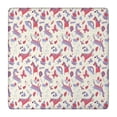 thumbnail image 1 of Cartoon Unicorn Butterfly Flower Pattern Square Fitted Tablecloth with Elastic Edge,Square Table Cover,Washable Elastic Table Cover for Home Kitchen Party Decor 36"x36", 1 of 6