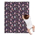 thumbnail image 1 of Cartoon Unicorn Star Heart Pattern Blanket,Comfortable Soft Flannel Throw Blanket,All Season,Warm Lightweight Blankets for Sofa Bed Couch Living Room Chair,30"x40", 1 of 4