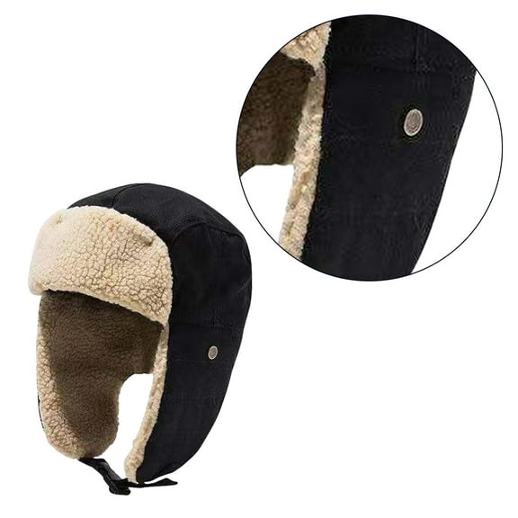 Cartoon Ushanka Hat Earflaps Ushanka Hat Winter Cultural Hat for Skiing