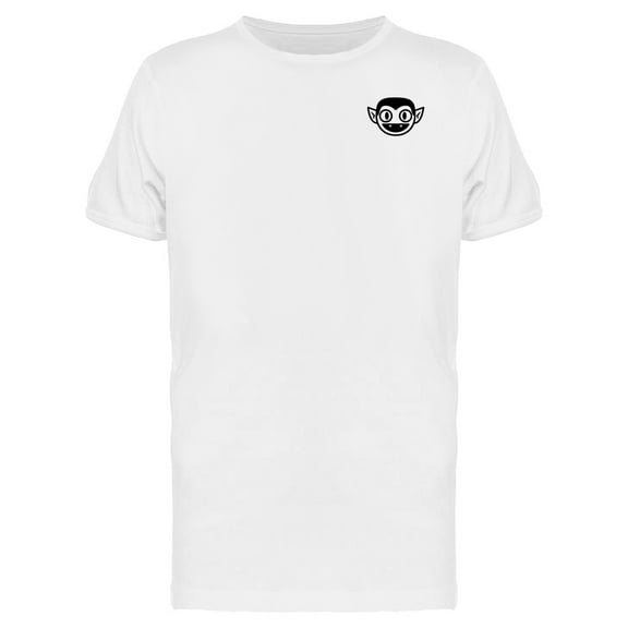 Cartoon Vampire Face T-Shirt Men -Image by Shutterstock, Male Large