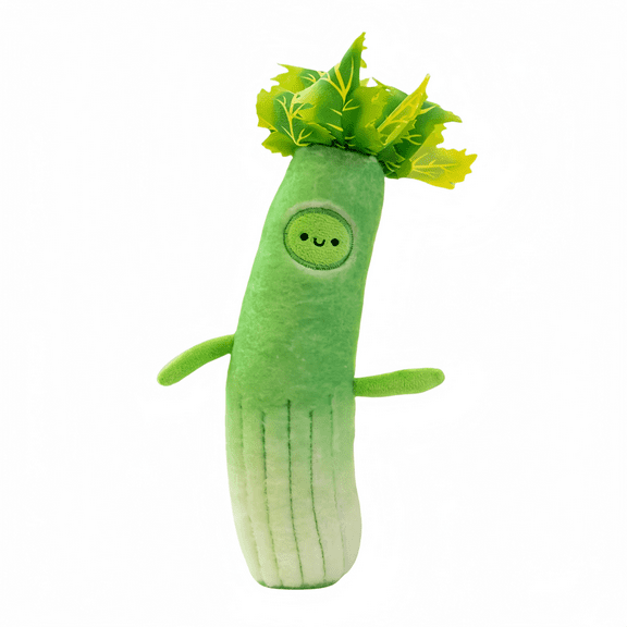 Cartoon Vegetable Family Plushie-Super Soft Celery Plush Food Stuffed Plush Toy-Early Education Toy