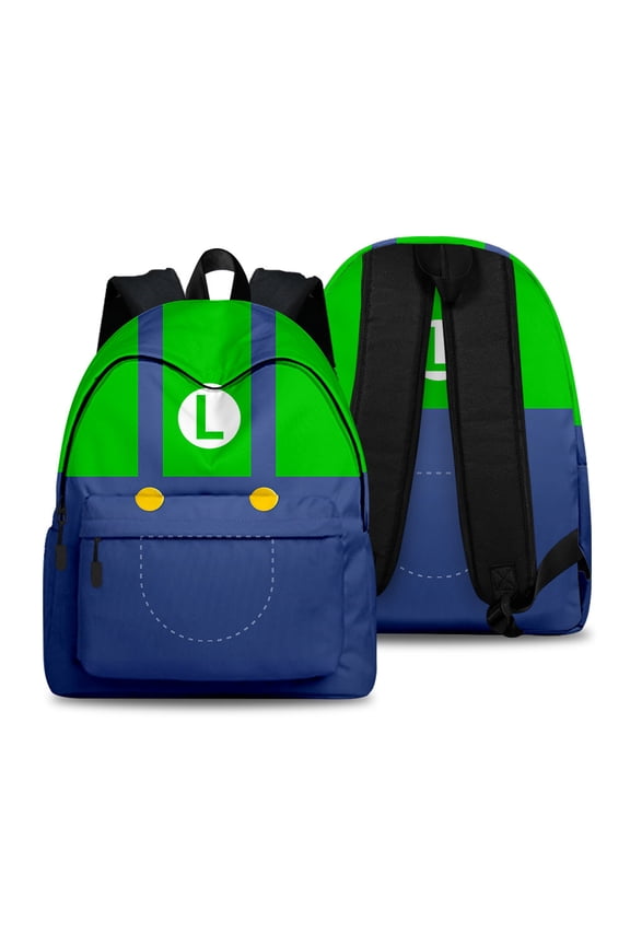 Cartoon Video Game Inspired K'i'ds Backpack, Waterproof & Scratch-Resistant Travel Backpacks, Casual Daypack for Students & Fans