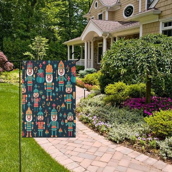 Cartoon Villain Garden Flag Double Sided 12 x 18 Inch Outside Yard Decoration Outdoor Flag