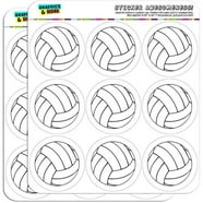 Volleyball 50 1" Planner Calendar Scrapbooking Crafting Stickers ...