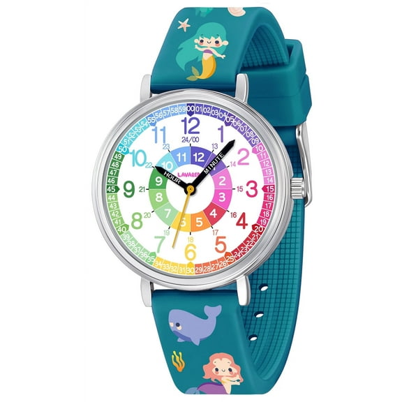 Kids Quartz Watch Cartoon Watch for Boys Girls Waterproof Watch with Cartoon Silicone Strap Birthday Christmas Gift for Children