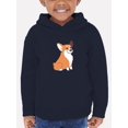 thumbnail image 1 of Cartoon Welsh Corgi Sitting Hoodie Toddler -Image by Shutterstock,  4 Toddler, 1 of 4