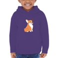 thumbnail image 1 of Cartoon Welsh Corgi Sitting Hoodie Toddler -Image by Shutterstock,  5 Toddler, 1 of 4