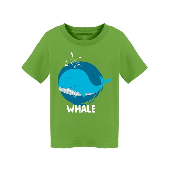 Cartoon Whale Graphic T-Shirt Toddler -Image by Shutterstock, 5 Toddler