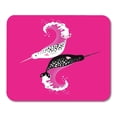 thumbnail image 1 of Cartoon White Graphics of Narwhals on Pink Aquarium Child Mousepad Mouse Pad Mouse Mat 9x10 inch, 1 of 3