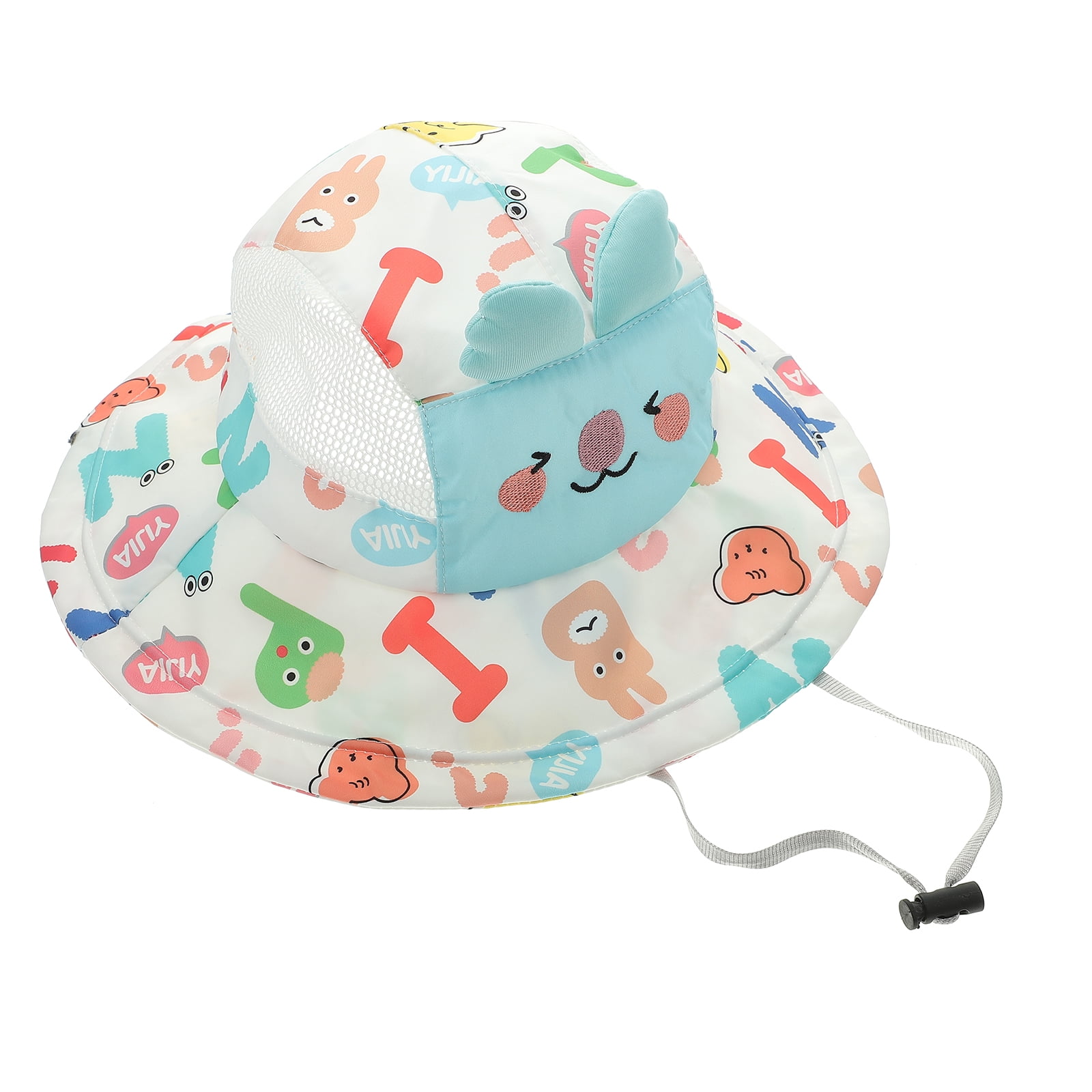 Cartoon Wide Brim Sun Hat Kids Children Sun Hat for Hiking Camping ...