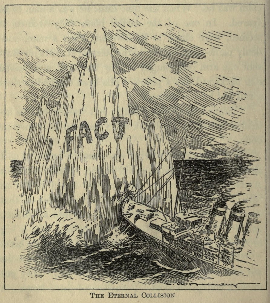 Cartoon Wreck & Sinking of the Titanic 1912 The Eternal Collision Canvas Art - (24 x 36)