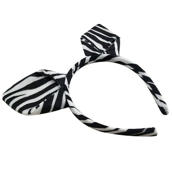 Cartoon Zebras Hairband Stripes Zebras Ears Cartoon Hairband for Stage Kids Costume Hair Accessories