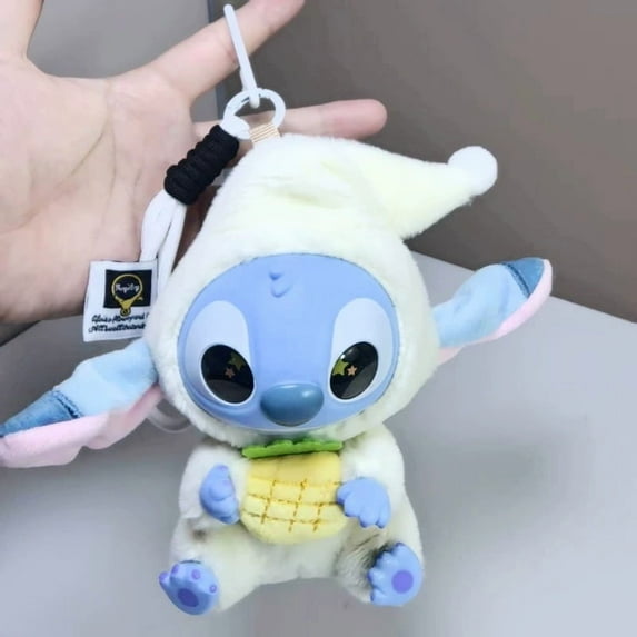 Cartoon blind box series, 6 styles, blue cute dolls, holding pineapple ...