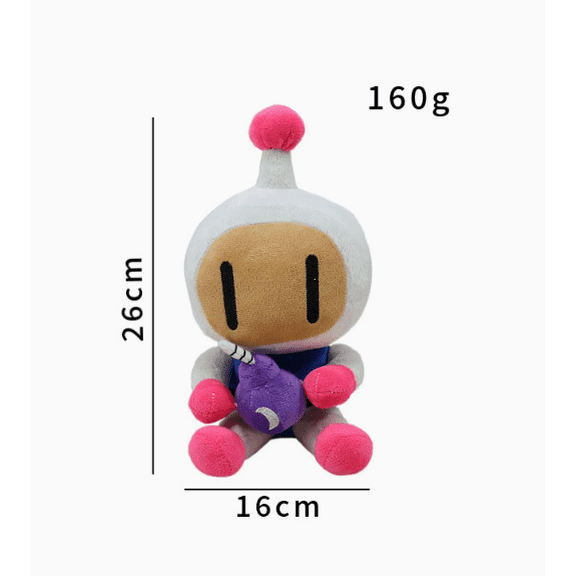 Cartoon character plush toy - 26cm, realistically modeled plush figurine.