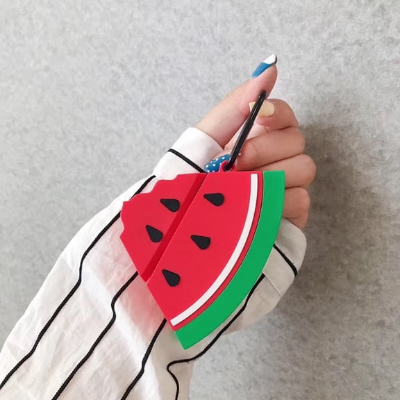 Cartoon cute watermelon wireless bluetooth headset set