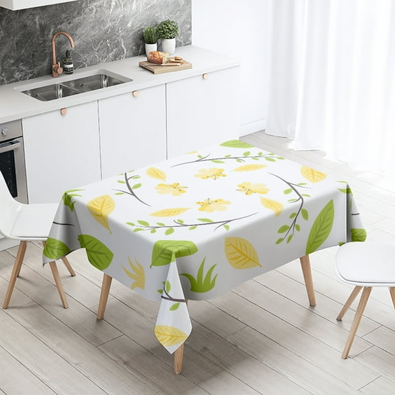 Cartoon floral tablecloth party restaurant banquet decoration anti-fouling and waterproof home table