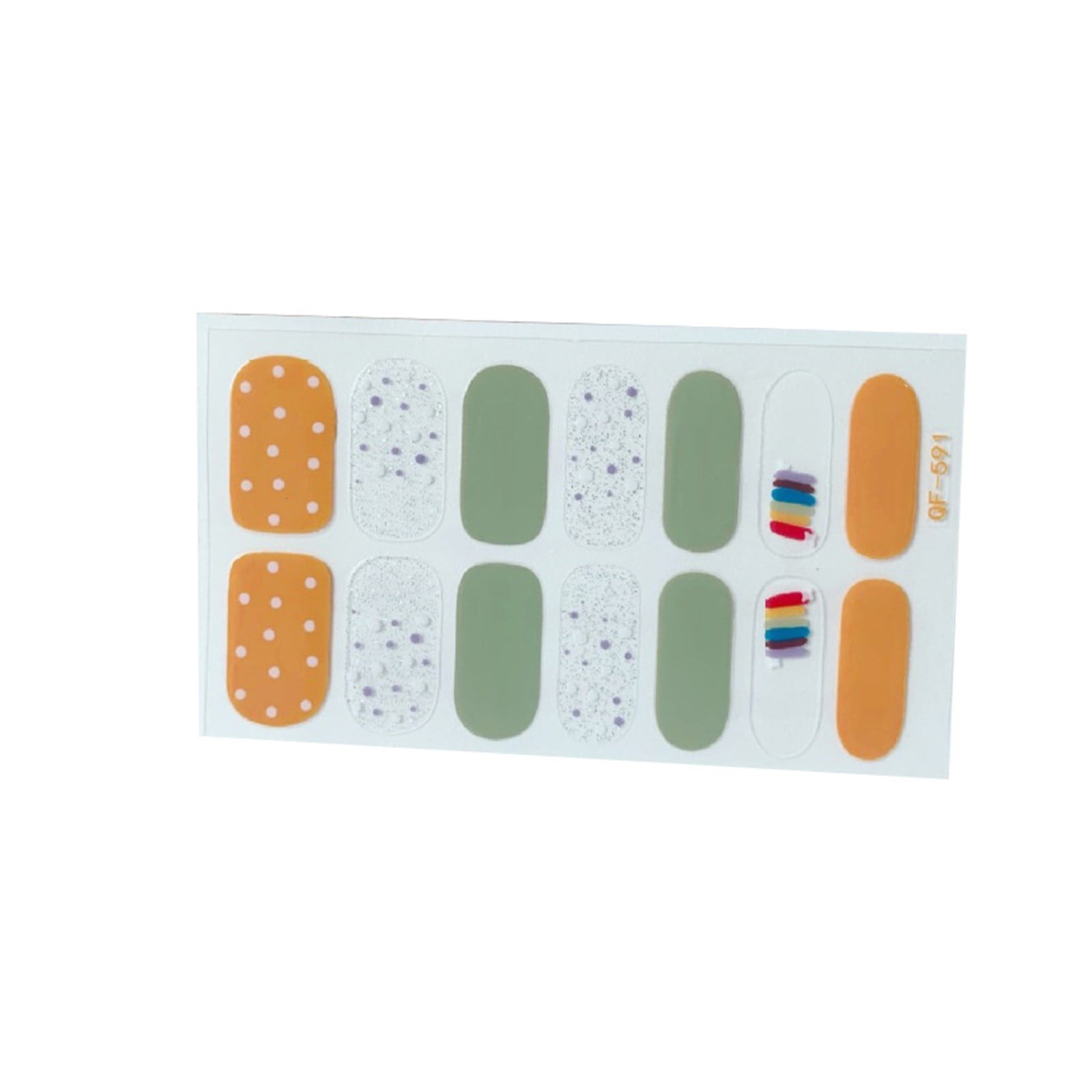 Cartoon nail stickers nail art full stickers frosted nail stickers