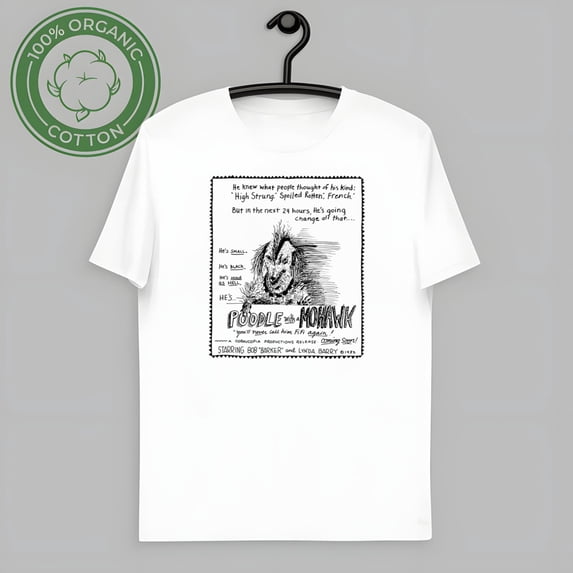 Cartoonist Graphic Tee, POODLE WITH A MOHAWK 1985 Shirt