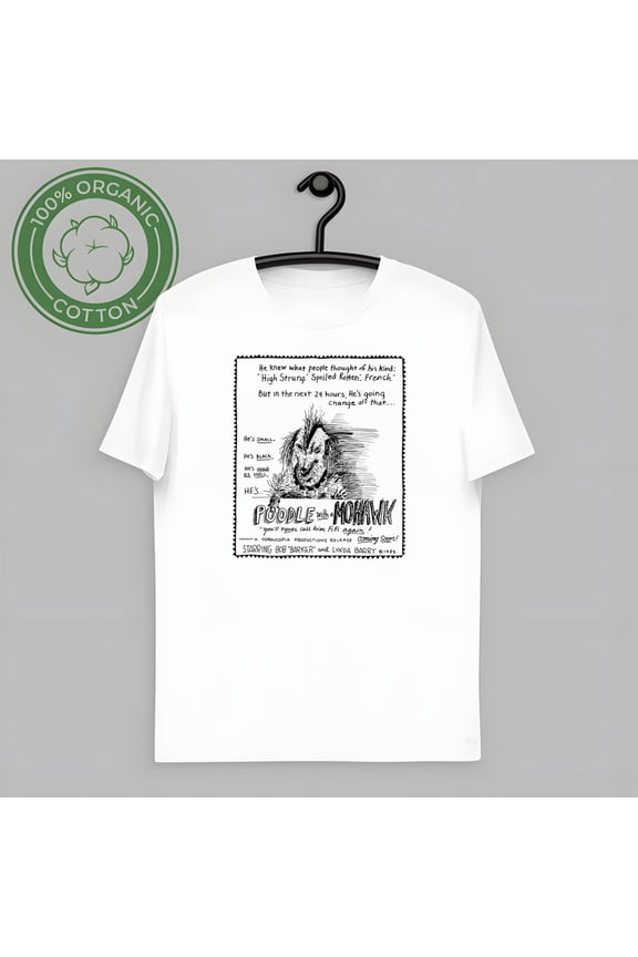 Cartoonist Graphic Tee, POODLE WITH A MOHAWK 1985 Shirt