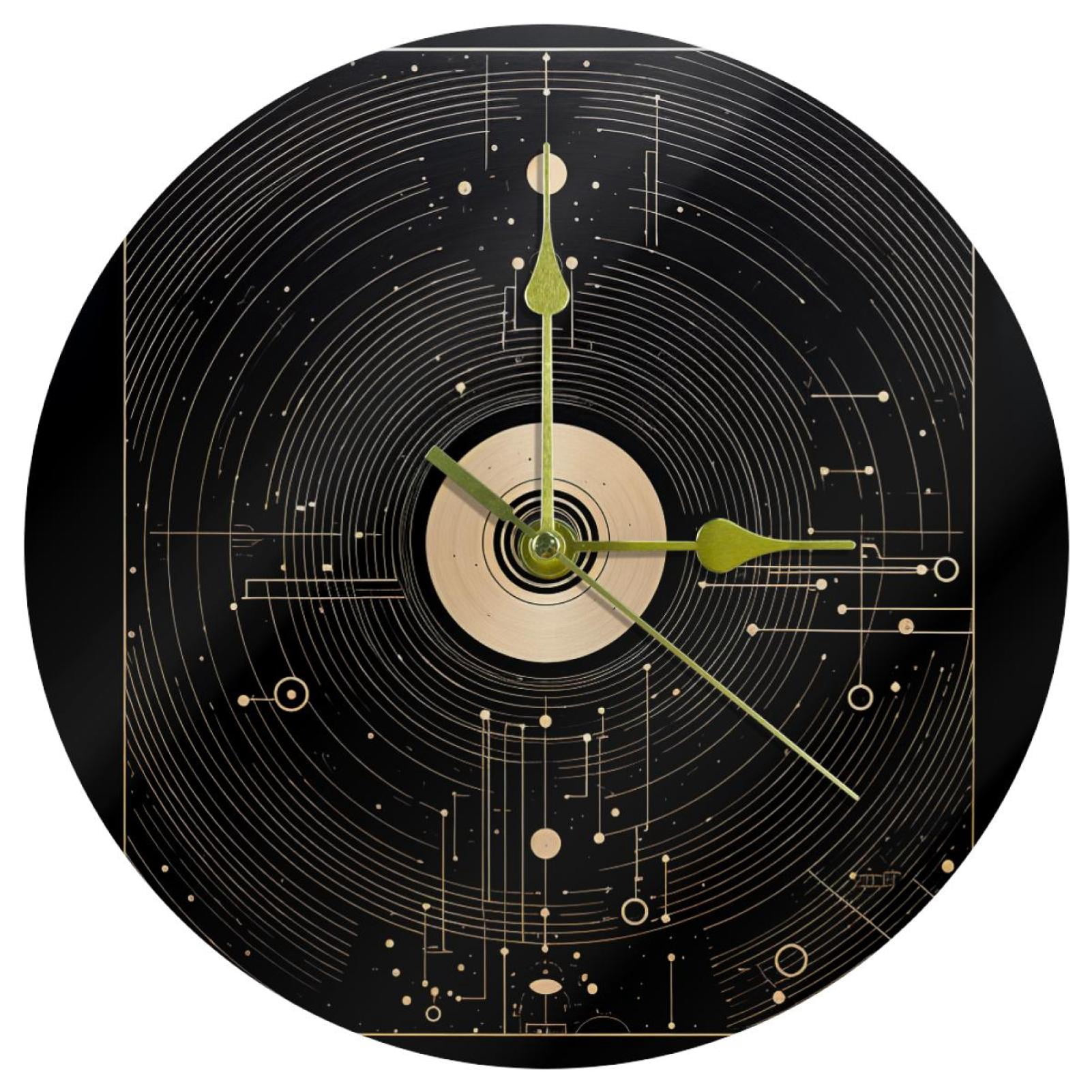 Cartoons 9.8 Inches Round Acrylic Wall Clock, Silent Non Ticking ...