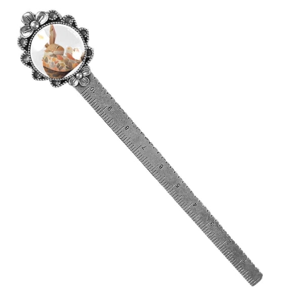 Cartoons Book Lover's Delight: Vintage Silver Lace-Edged Bookmark - a Must-Have Reading Accessory