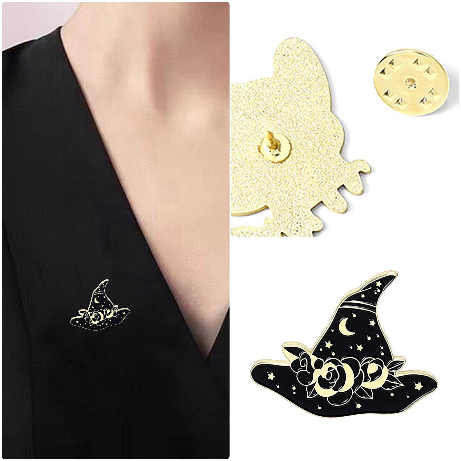 Cartoons Cat Riding Cat Sleeping In Creative Brooch Party Decoration