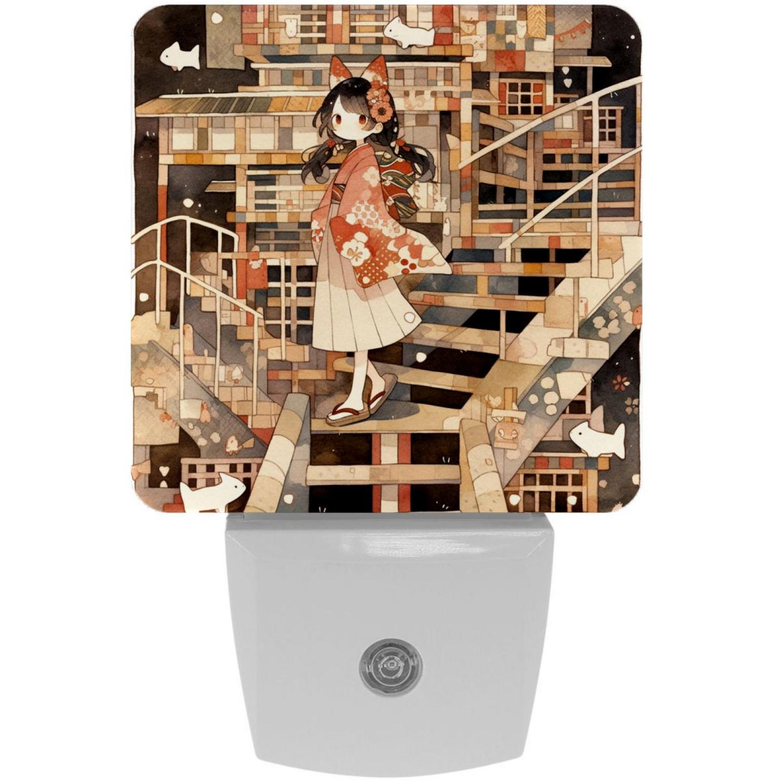 Cartoons LED Square Night Lights - Elegant and Energy Efficient ...