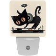thumbnail image 1 of Cartoons LED Square Night Lights - Modern Design, Soft Glow, Energy Efficient - for Bedroom, Nursery, or Bathroom - Set of 2, 1 of 6