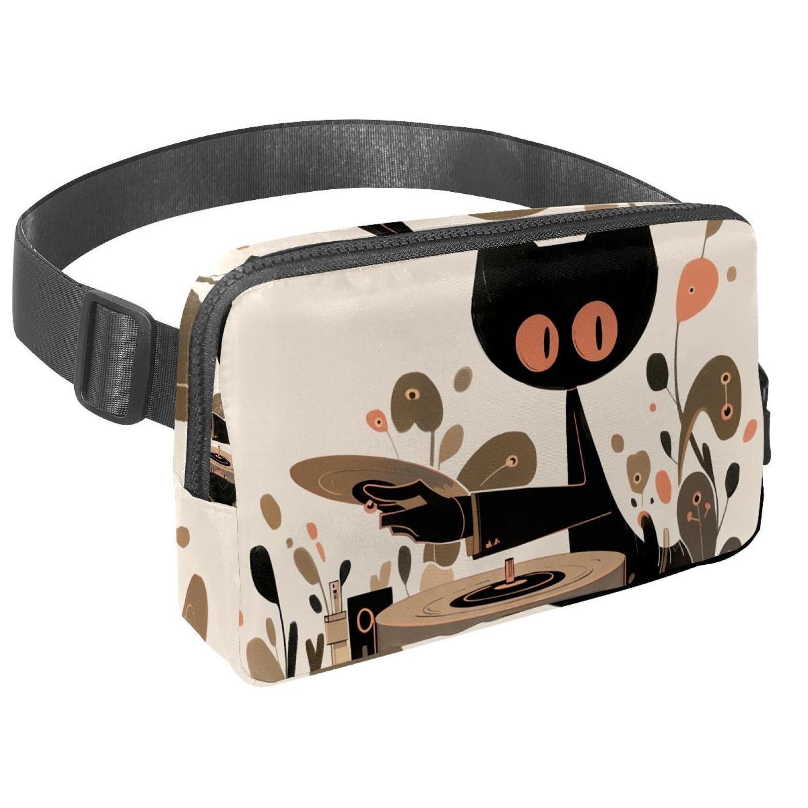 Cartoons Lightweight Adjustable Fanny Packs with Extension Strap - Unisex Waist Bags Running Belt