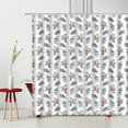 thumbnail image 1 of Cartoons Shower Curtain Pink Love Printing Lovely Letter Curtain Girl Waterproof Polyester Fabric Bath Accessories, 1 of 1